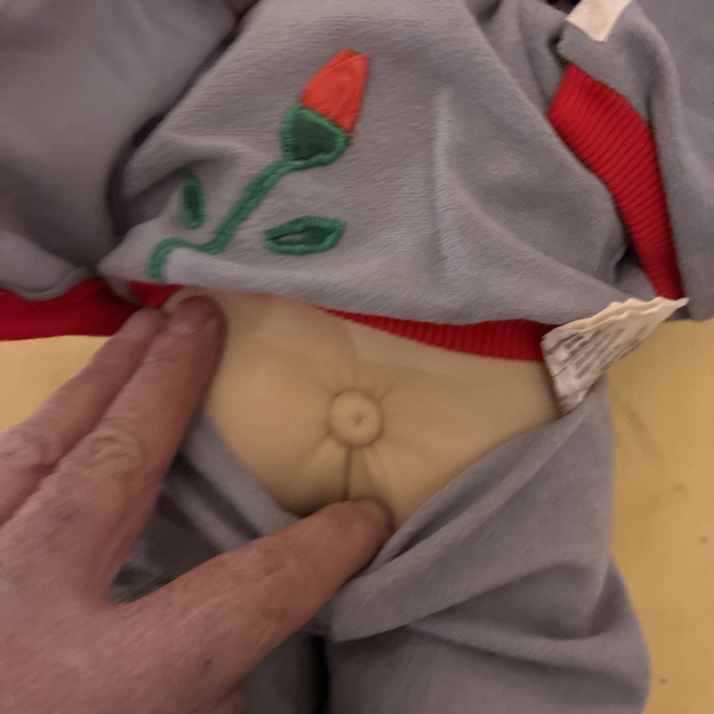 Vintage Cabbage Patch Kid Doll 1978 1982 Head 3 Red Hair Blue Eyes 1 Dimple - Picture 7 of 10